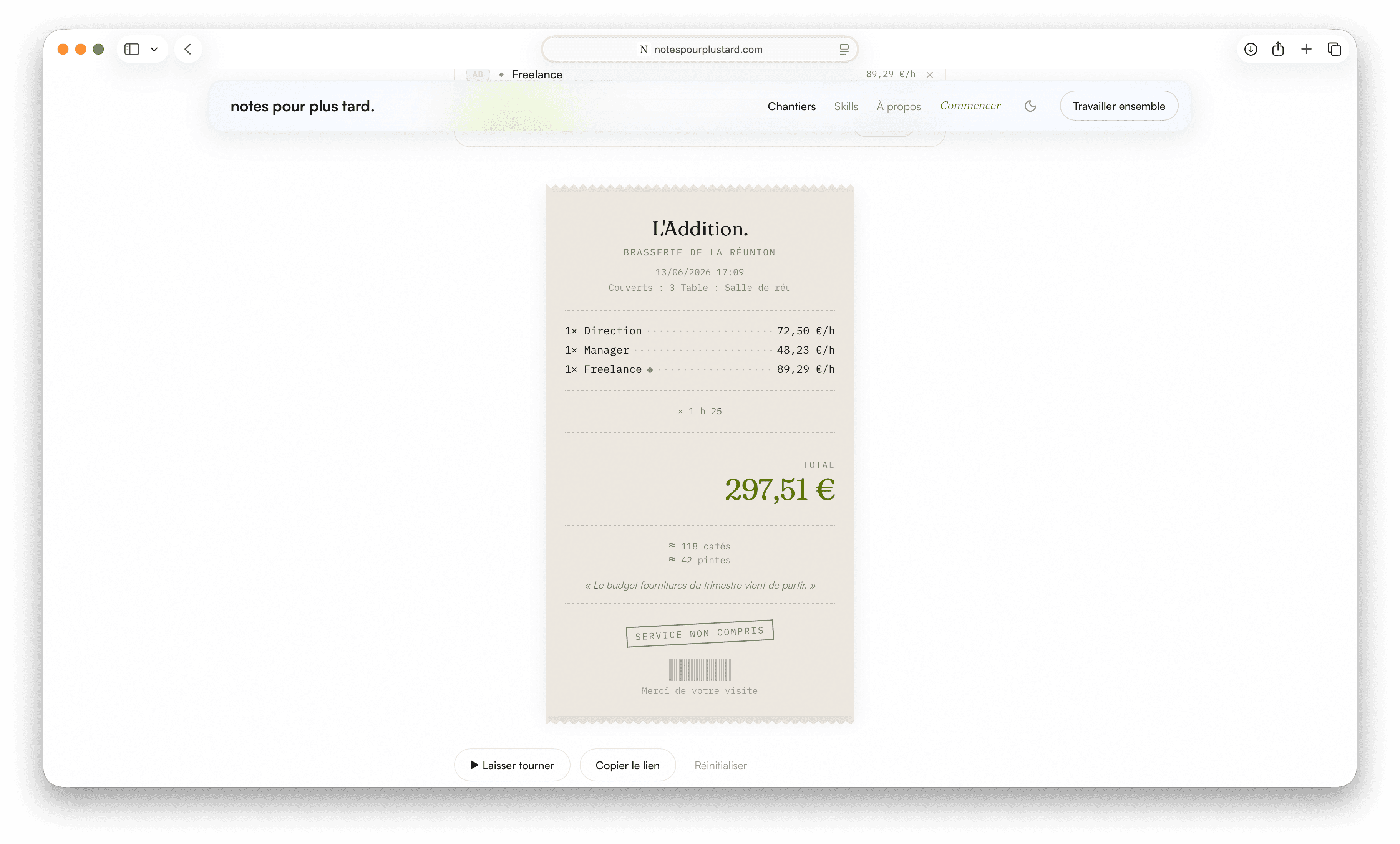 Screenshot L'Addition.
