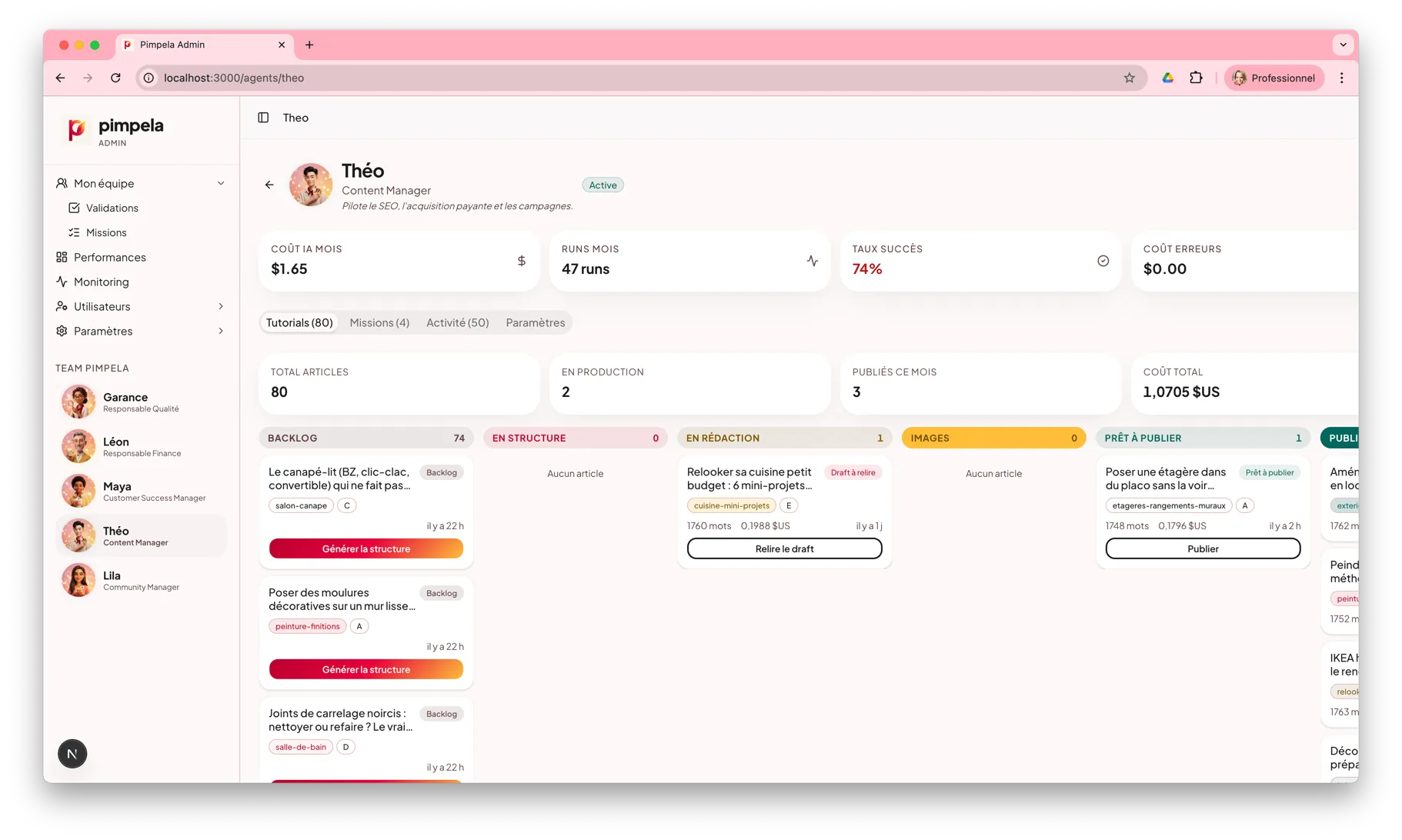 Pimpela screenshot 1